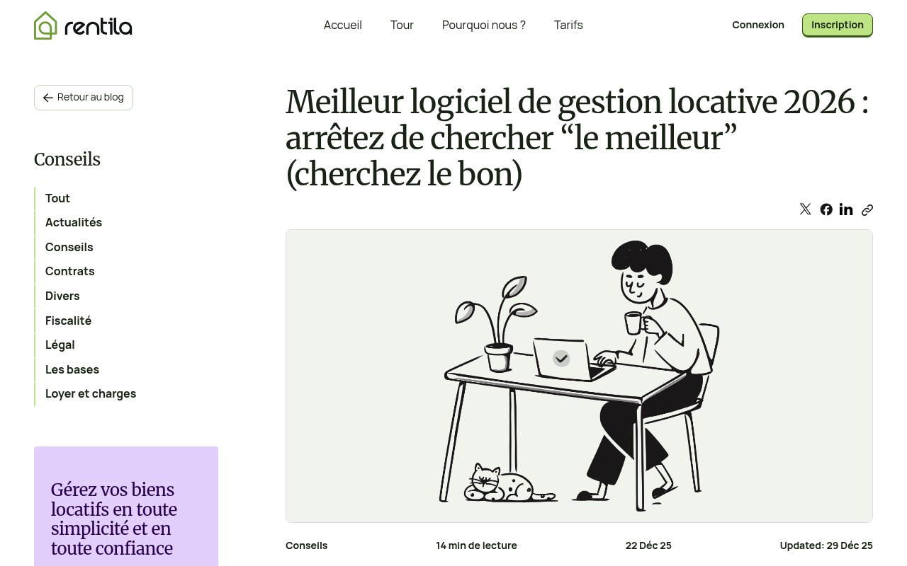 Apercu du site Rentila